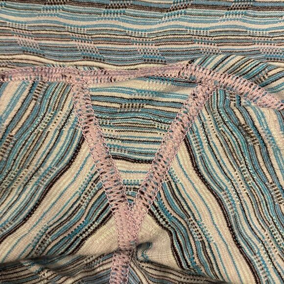 Lululemon Wunder Under (Hi-Rise) in Wave Twist Lilac Caspian Blue *HEMMED CROP - Picture 5 of 7